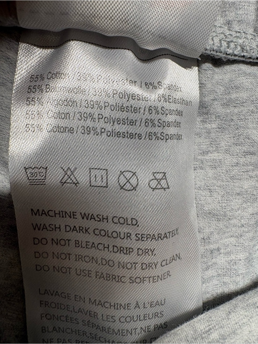 Baleaf Light Grey Athletic Drawstring Shorts - Picture 4 of 8